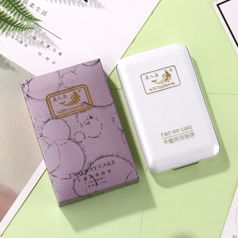 Установка лица прессованная пудра Макияж матовый консилер контроль маслом