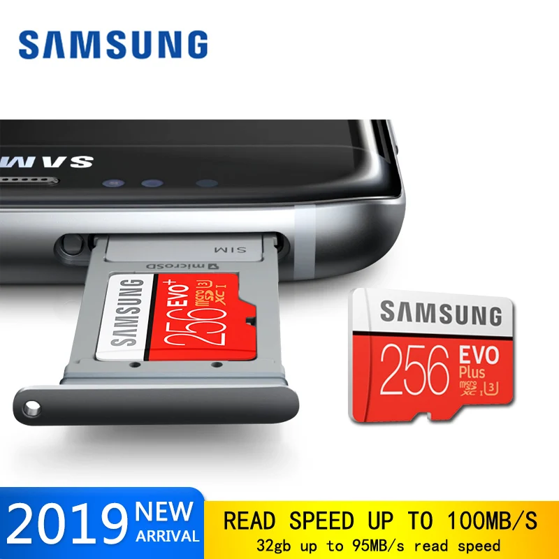 Карта памяти microSD Samsung 64 ГБ 128 32 256 карта C10 U3 4 K / U1 SDXC TF SDHC flash бесплатная доставка |