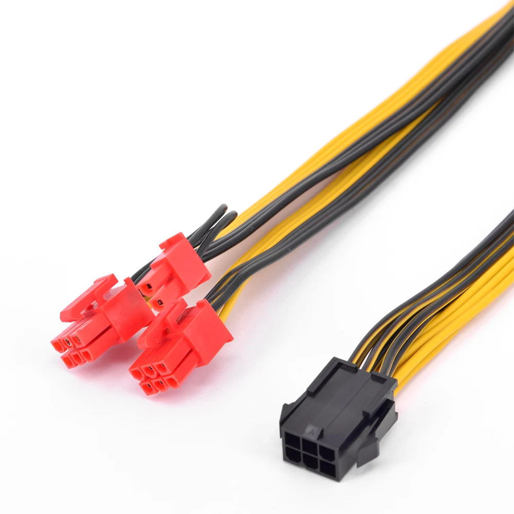 PCI express GPU 6 контактный до + 2 кабель питания графическая карта 8 P штекер контактного