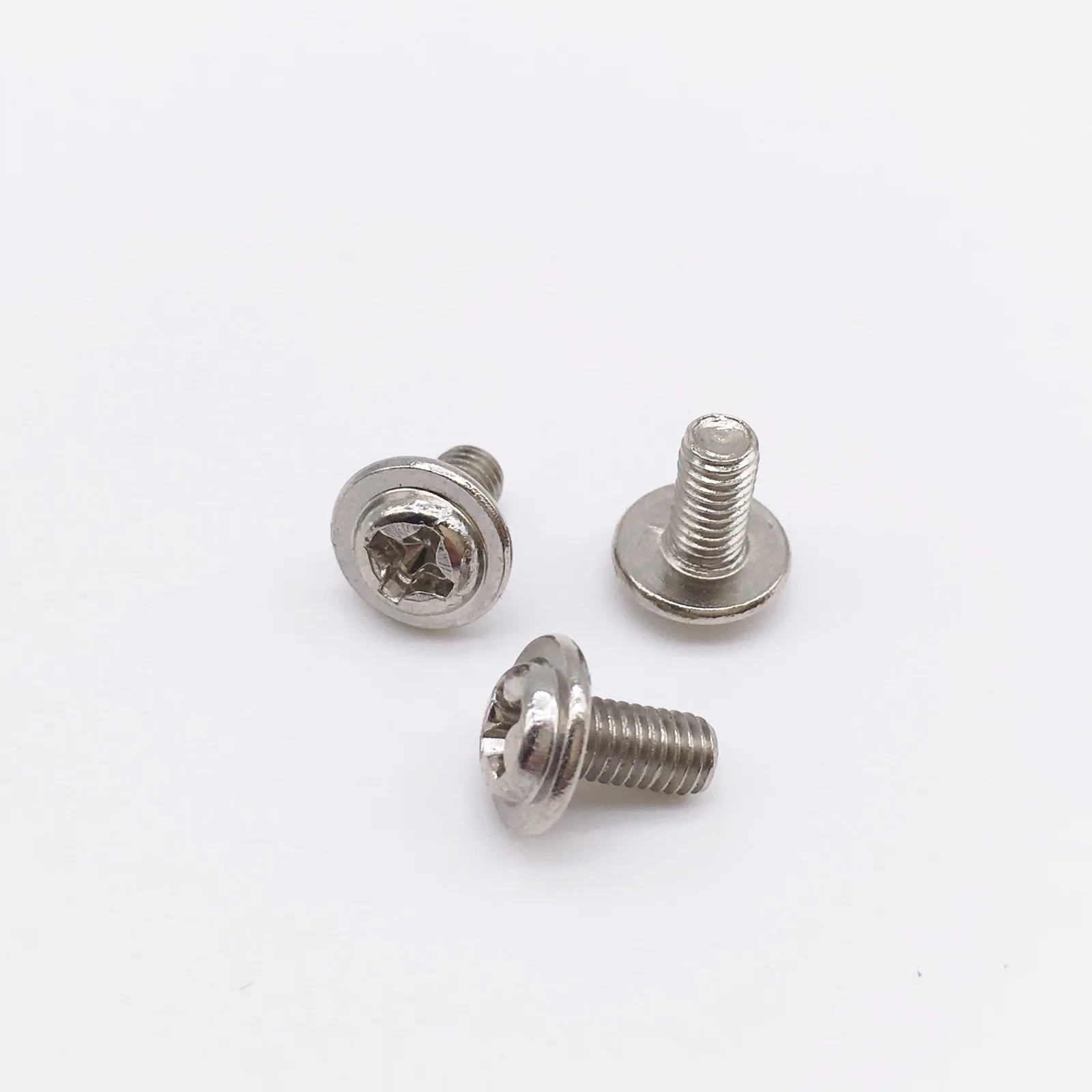 Wkooa M3 x 8 перекрестные утопленные Круглые головки миниатюрные шурупы с шайбой