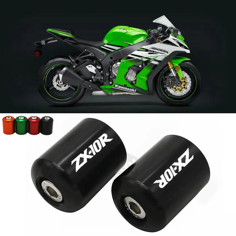 Для KAWASAKI ZX10R ZX 10R 2004 2005 2006 2007 2008 2009 2010 2011 2012 2013 2014 с ЧПУ Ручки Бар заканчивается кепки