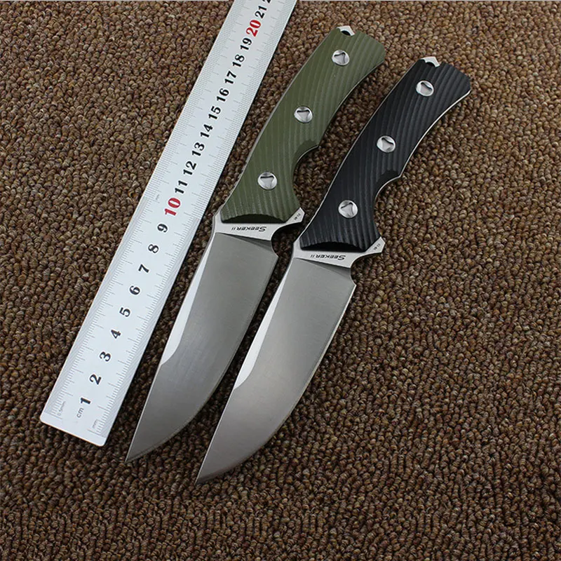 Top Quality Survival Straight Knife 58-60HRC VG-10 Blade Hunting Fixed Outdoor Camping Tool Tactical Utility EDC Knives | Инструменты