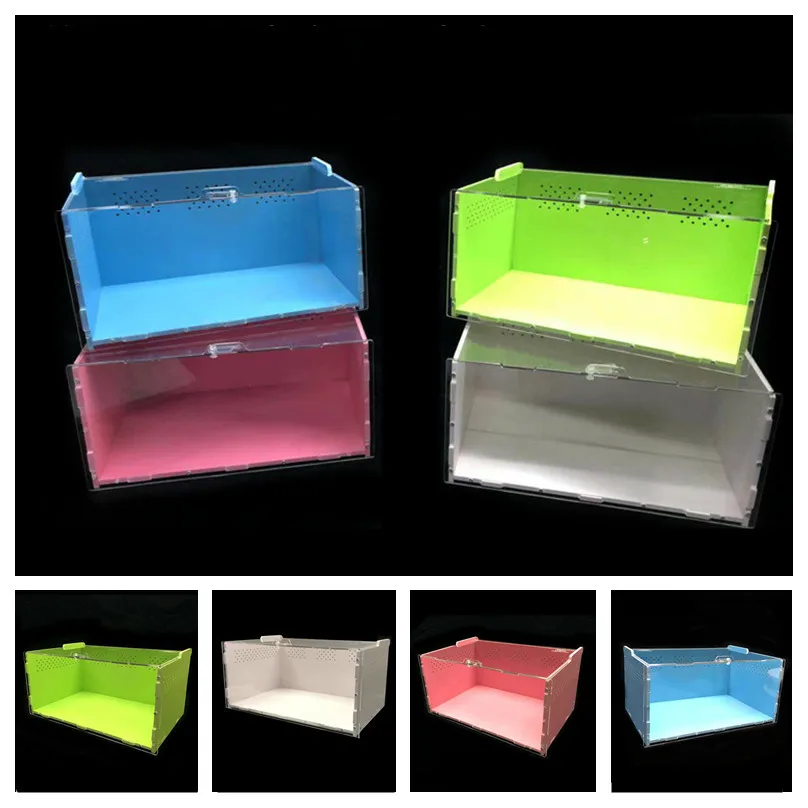 

1 шт. ПВХ инкубатор гусеничный акриловый инкубатор для озеленения ящерицы паук-Скорпион инкубатор ящик для насекомых