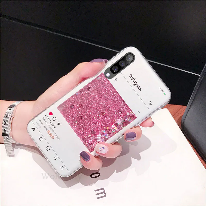 Жидкий зыбучий песок чехол для samsung Galaxy A50 чехол для телефона samsung A50 чехол для samsung Galaxy A50 A 50 SM-A505F A505 чехол