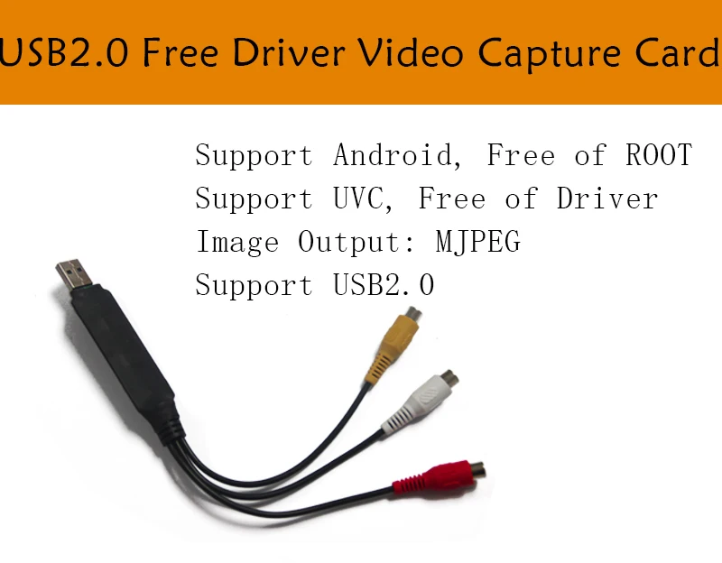Linkardwell USB2.0 Easy to TV DVD VHS DVR Adapter Easier Cap Video Capture Device,CVBS Video Acquisition Card,No Driver,NTSC&PAL