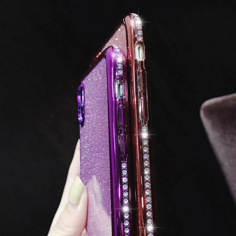 Роскошный чехол для телефона с покрытием Huawei P20 Mate 10 Lite Pro Honor 9 Nova Алмазный P20Lite