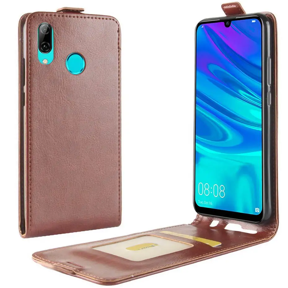 Luxury Vertical Flip Cover for Huawei Y7 2019 PU Leather Case Coque Wallet | Мобильные телефоны и аксессуары