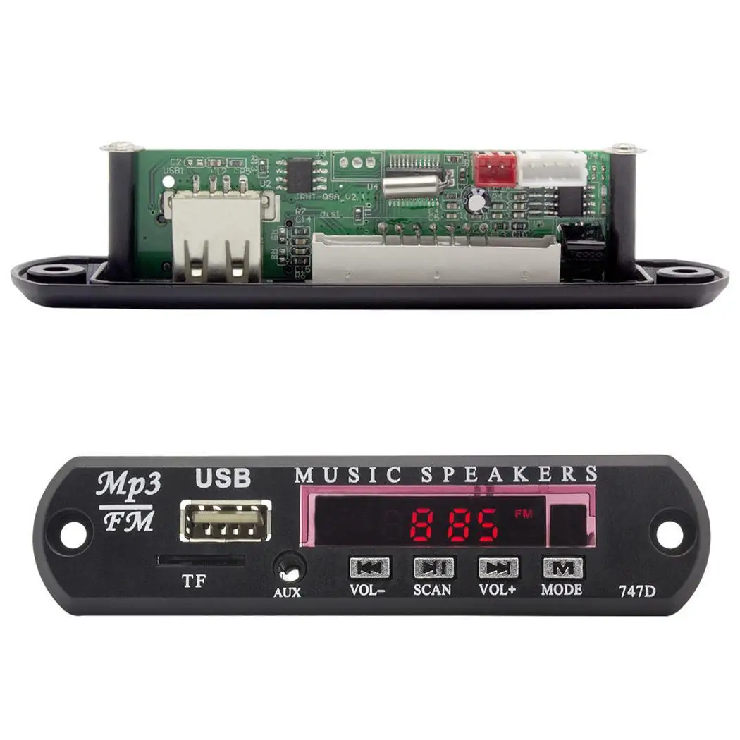 Прочный usb порт цифровой трубчатый дисплей Автомобильный Дистанционный динамик