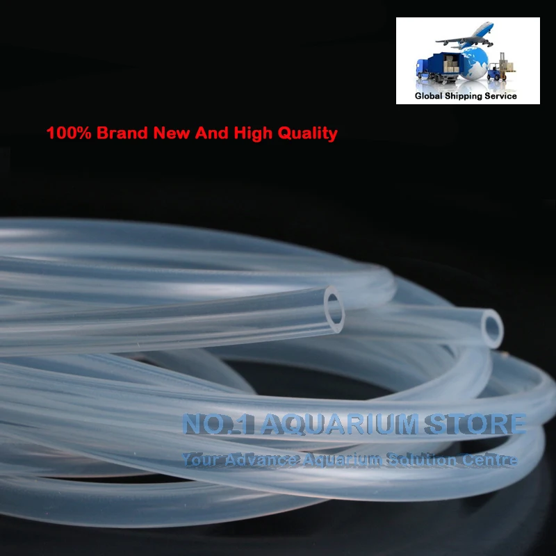 Brand New Food Grade Clear Translucent Silicone Tube Pipe Hose 3*5mm For Aqaurium Dosing Pump Non-toxic Beer Milk Soft Rubber | Дом и сад