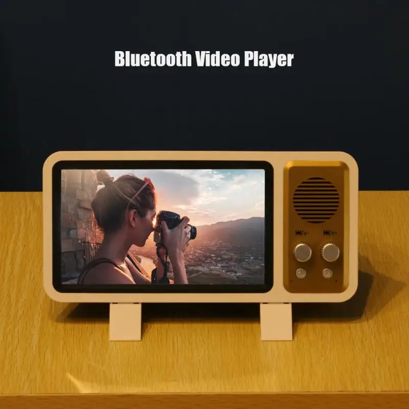 ТВ-экран усилители DIY Bluetooth ретро телевизор сотовый телефон экран Проекционные