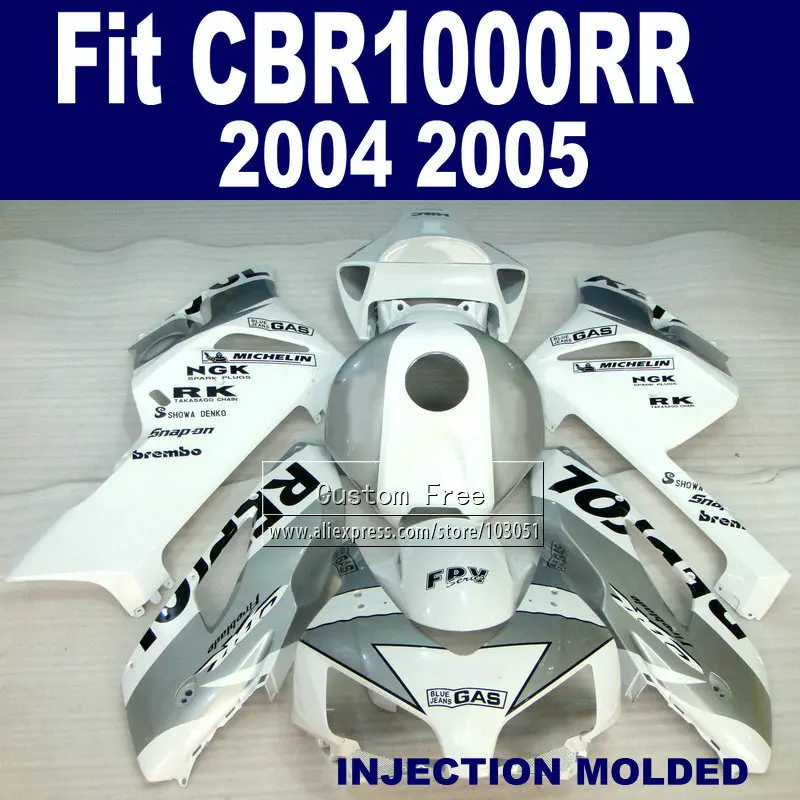 100% комплект обтекателей под давлением для 2004 2005 запчастей Honda CBR1000RR CBR 1000 RR 04 05 CBR1000