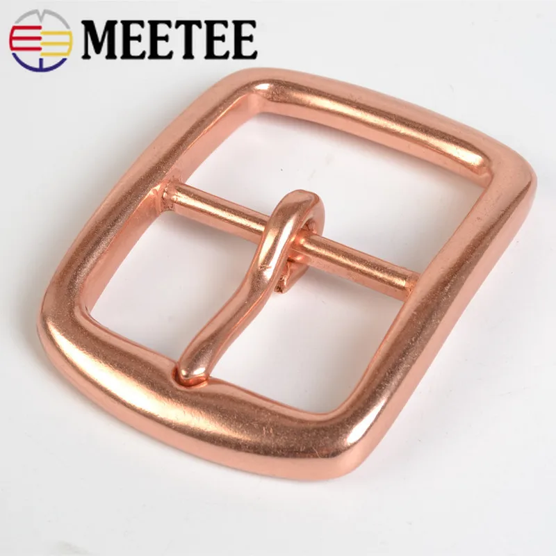 Meetee 1 шт. 40 мм медный мужской ремень с пряжкой голова DIY Кожа ремесло Джинсы Брюки повседневные мужские Т-украшения для 38-39 мм ремень YK012