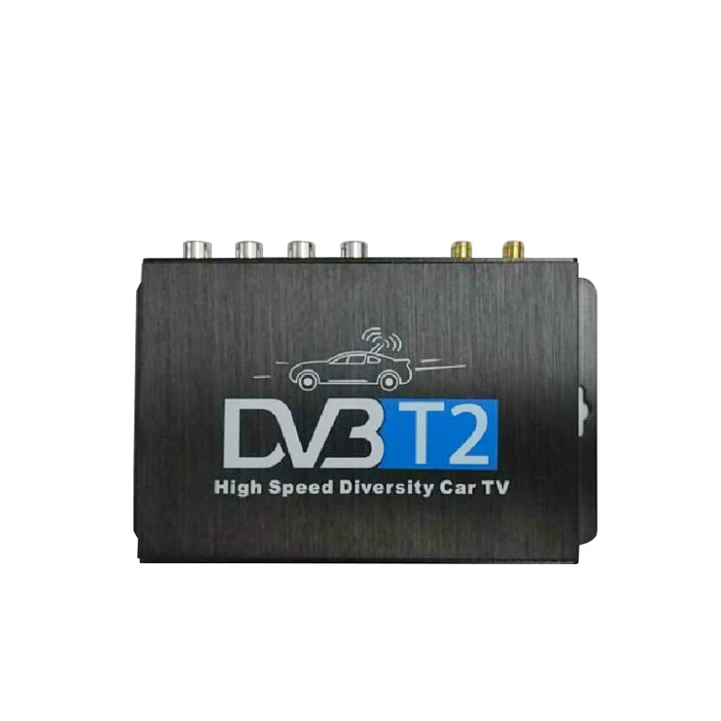 Двойной двойной антенный высокоскоростной DVB-T2 DVB-T автомобильный ТВ-приемник DVB T2