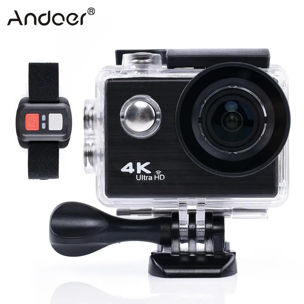 Экшн-камера Andoer F71R 4K Wi-Fi 1080P HD Спортивная DV 30 м водонепроницаемая для шлема камера