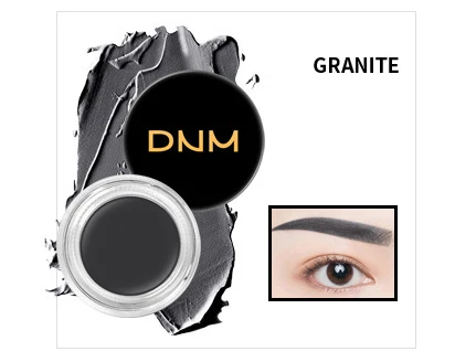 011 Granite DNM 11 цветов тушь для бровей Макияж Водонепроницаемая Тень для бровей распределитель геля крем без затенения длительный пепельный коричневый крем для бровей - Цвет: 011 Granite