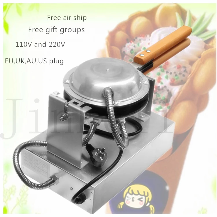 

Egg puff maker Hongkong QQ Eggettes maker Puff Waffle maker 110V/220V Egg Bubble Muffin Machine Bubble waffle machine