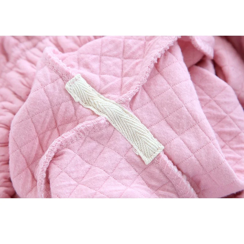 Теплый толстый хлопок для мужчин и женщин домашняя одежда зимняя Пижама осень