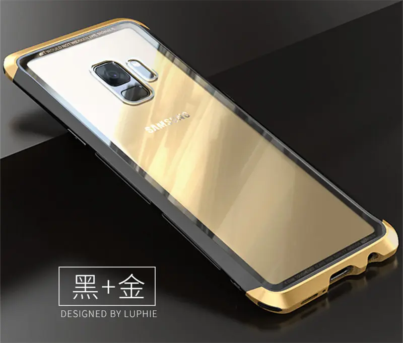 Передний и задний стеклянный чехол для samsung S10 чехол Note 9 8 металлические задние Чехлы для Galaxy S10 Plus чехол для samsung S9Plus чехол S S8