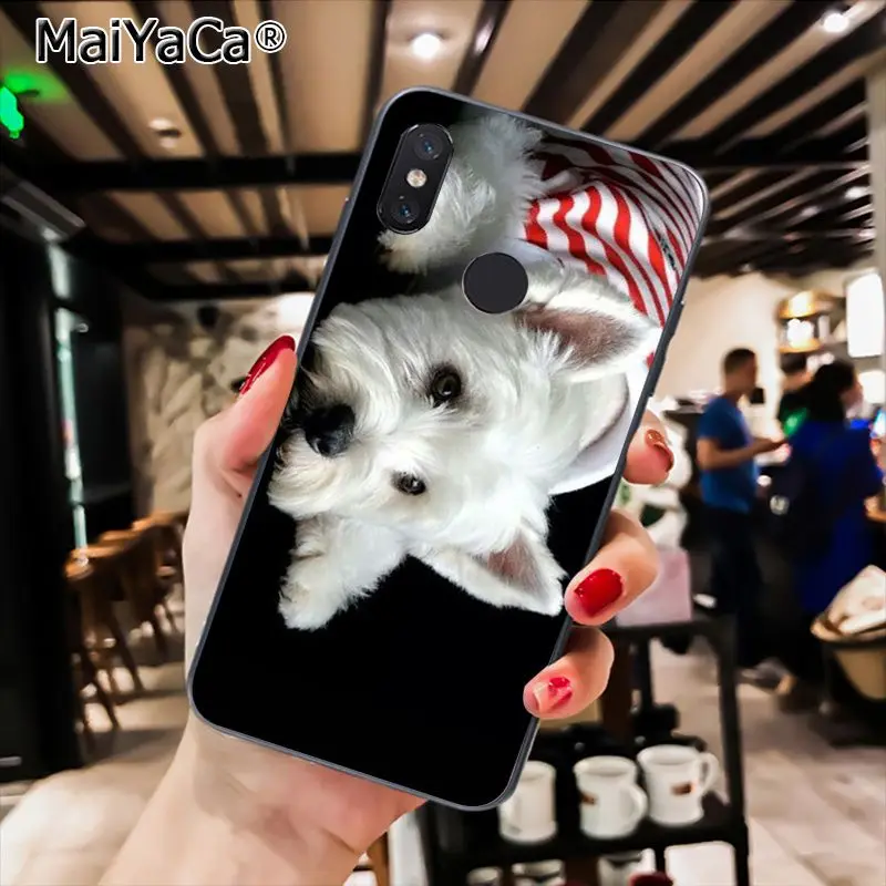 A6 MaiYaCa Westie терьер собака щенок Highland терьер чехол для телефона для Xiaomi Redmi8 4X 6A S2 7A 6A Redmi 5 5Plus Note5 7 Note8Pro - Цвет: A6