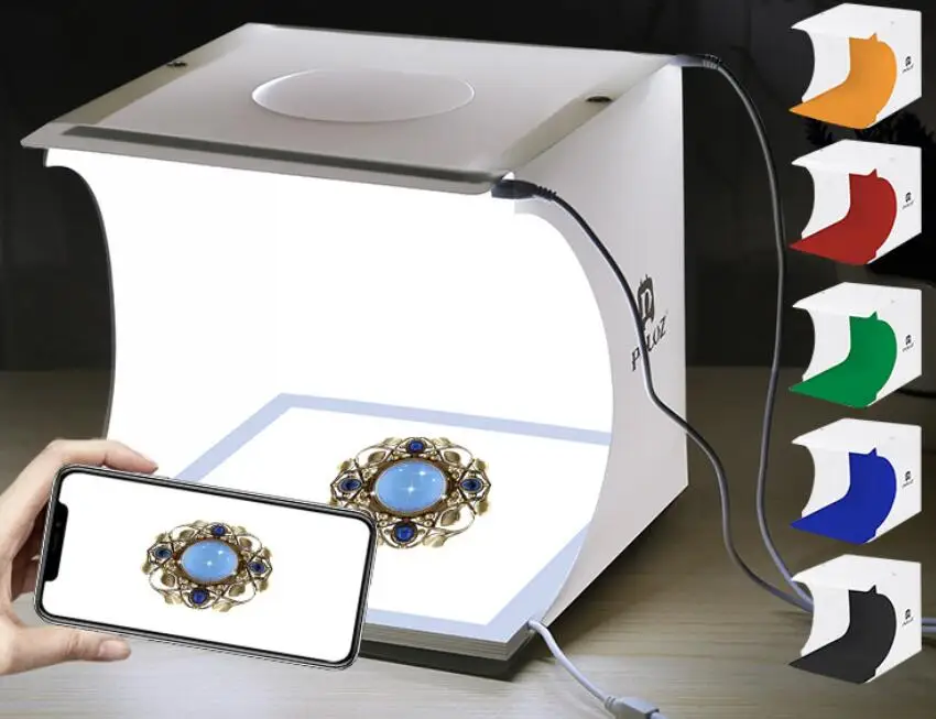 20 см теневая лампа маленький студийный набор Складные портативные комплекты для