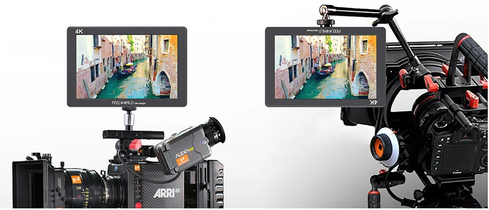 FEELWORLD P7S 7 дюймов 2200nit алюминиевый корпус полевой монитор 3g SDI 4K HDMI монитор Full HD 1920x1200 ips для DSLR камеры на открытом воздухе