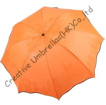 Водные зонтики с принтами цветов 190T pongee 100% солнцезащитный крем изменение цвета