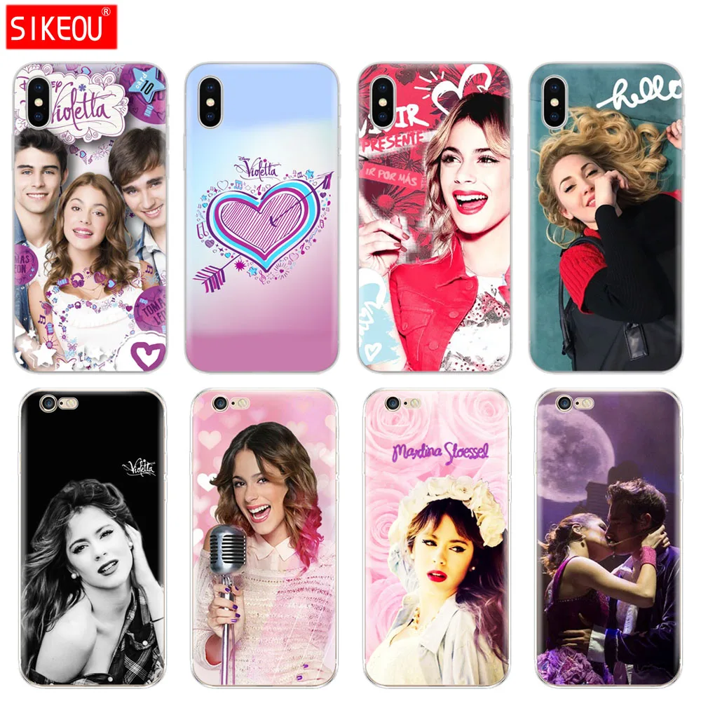 Силиконовый чехол для Iphone 6X8 7 6s 5 5S SE Plus 10 XR XS Max Violetta tv show