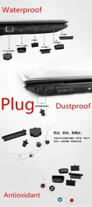 Водонепроницаемый пылезащитный чехол для ноутбука, черный силиконовый разъем для MSI GT62 GT62VR GT73 GT73VR GS63 GS63VR GS73 GS73VR