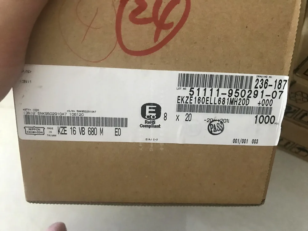 10pcs/25pcs 680uF 16V Nippon Chemi-Con NCC KZE Series 8x20mm Ultra Low ESR 16V680uF Motherboard Capacitor | Обустройство дома