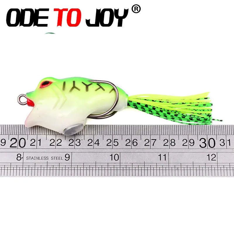 ODETOJOY лягушка мышь Souple приманки высокое качество Рыбалка Bait 6 видов цветов Блесен 7
