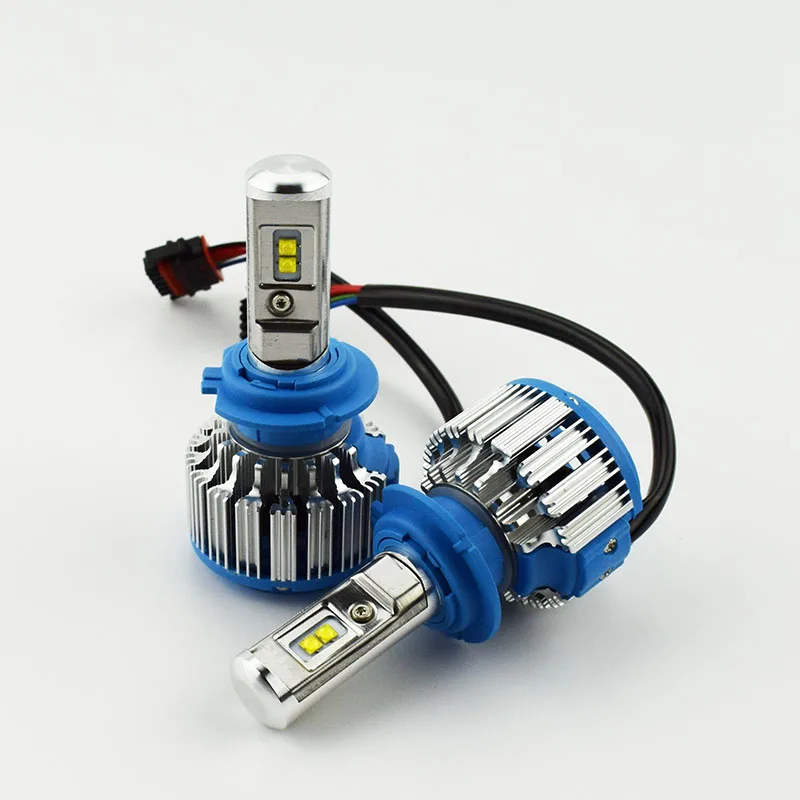 2 шт. Автомобильные фары лампы Hi Lo луч CREE светодиодный чип 80 Вт 8000LM 6000 К 12 В