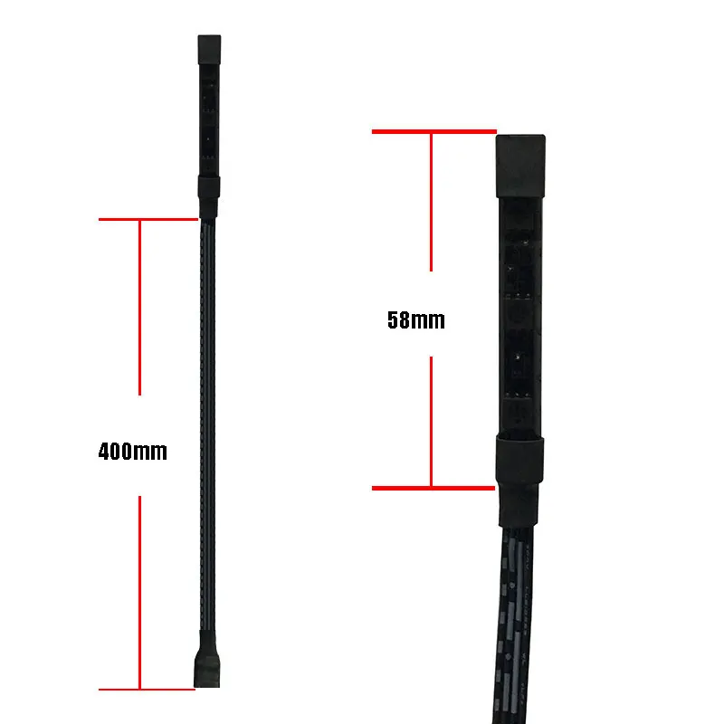 

2018 Computer Internal Mainframe C104M11 DIY 12v LED Mini Color Light Strip AURA RGB Support Mediate Multiple Color Controllers