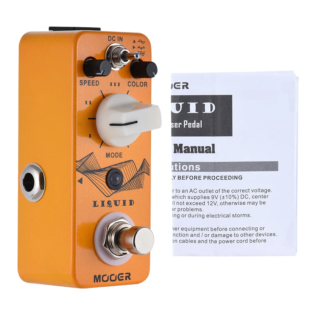 

MOOER LIQUID Mini Digital Phaser Guitar Effect Pedal True Bypass Full Metal Shell