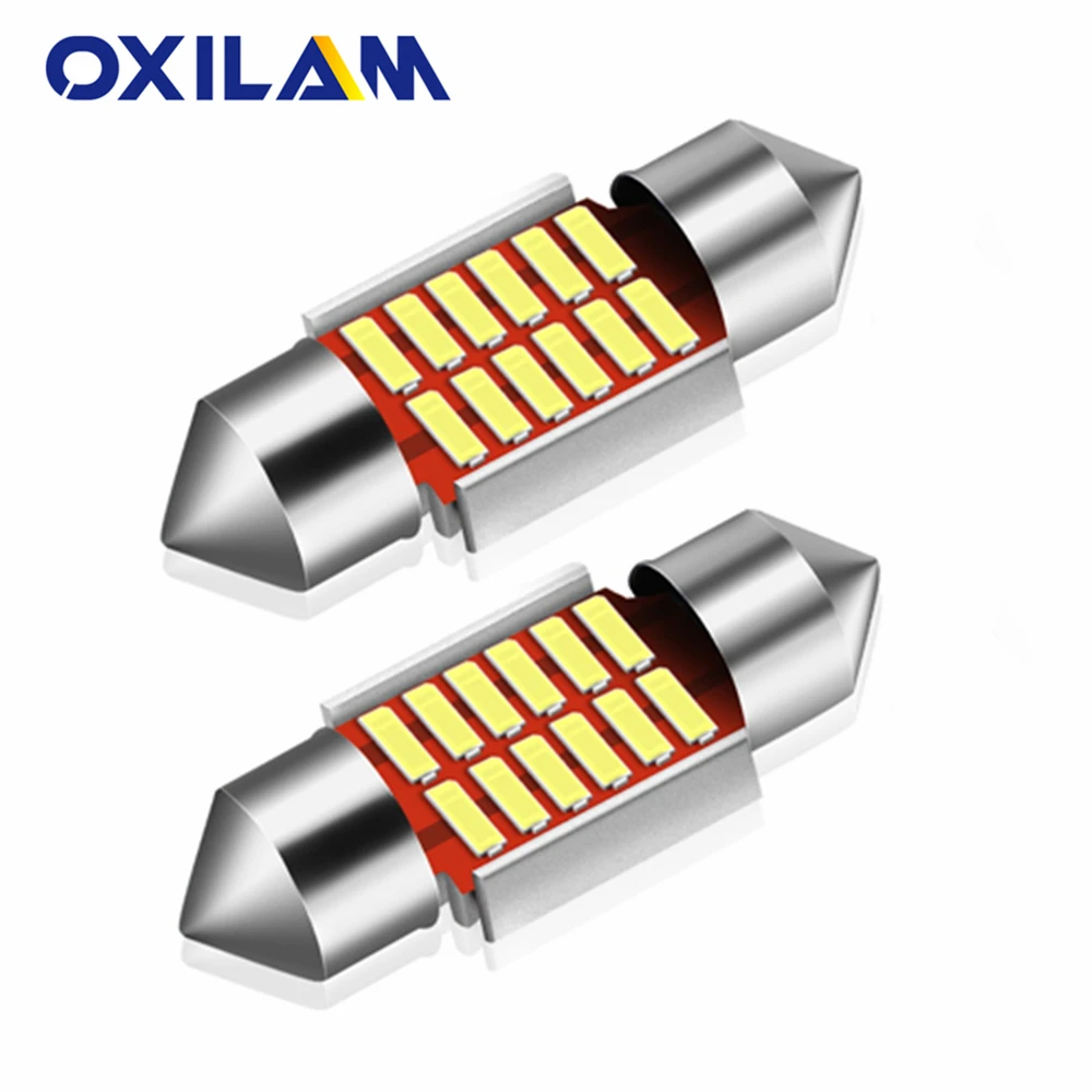 1 шт. светодиодный светильник C5W CANBUS Festoon 31 мм 36 без ошибок автоматический 12 SMD 4014