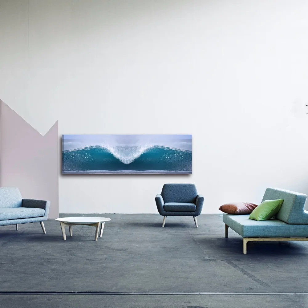 HD фотографии Книги по искусству морская волна Surf пейзаж холст печать живопись