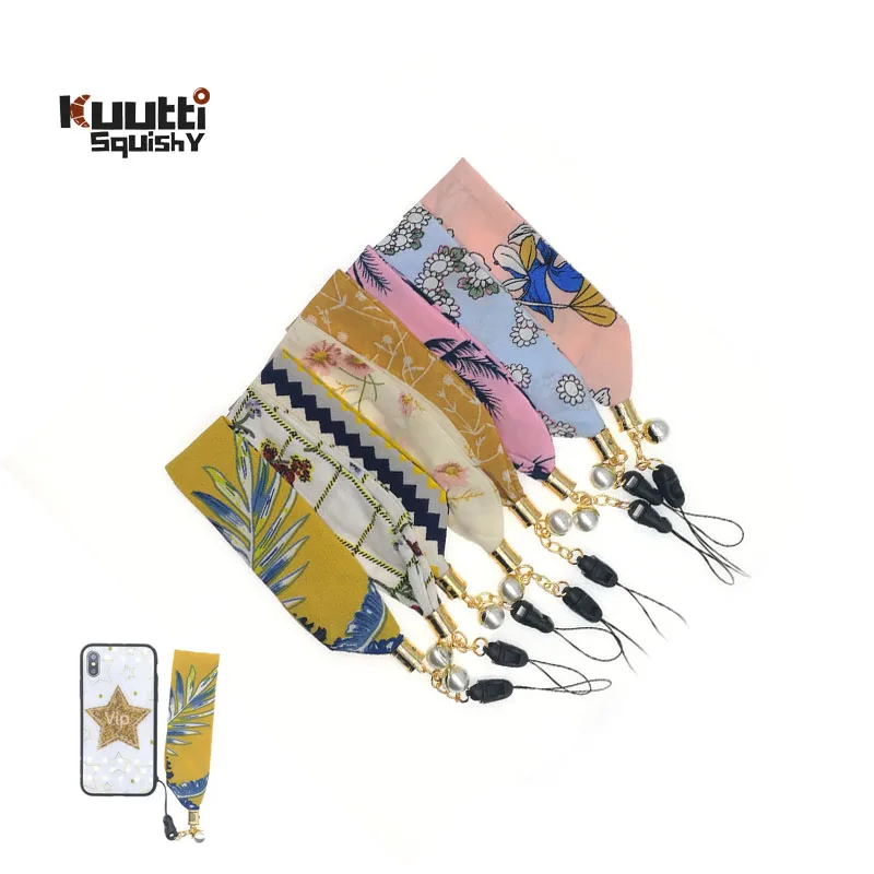 Kuutti 1 шт. Новый Элегантный Летний Шелковый короткий ремешок на запястье для