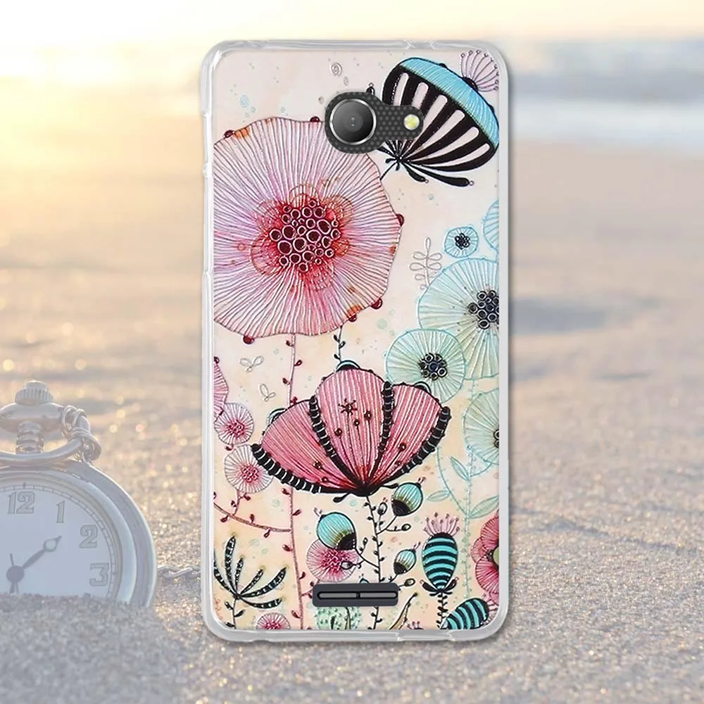 Для Alcatel Flash Plus 2 Чехол 5 "Новый Мягкий ТПУ гелевый Coque для защитный чехол задней