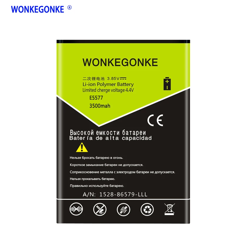 WONKEGONKE 3500 мА/ч HB824666RBC Аккумулятор для Huawei E5577 EBS-937 WI-FI батарейка роутера | Мобильные
