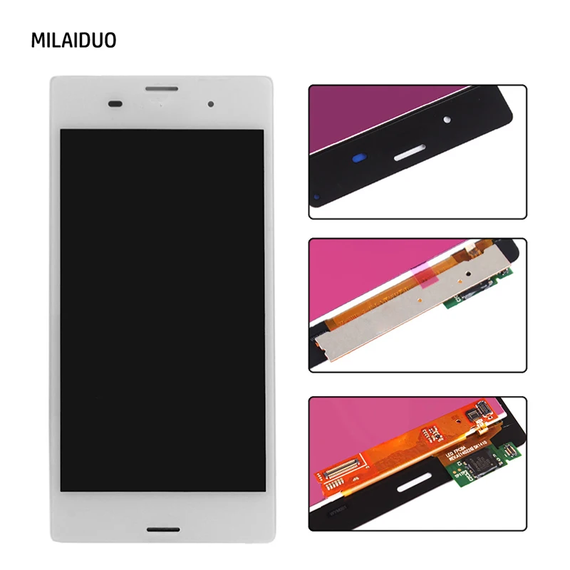 ЖК дисплей для Sony Xperia Z3 L55t D6603 5 2 &quotсенсорный экран дигитайзер сборка Замена