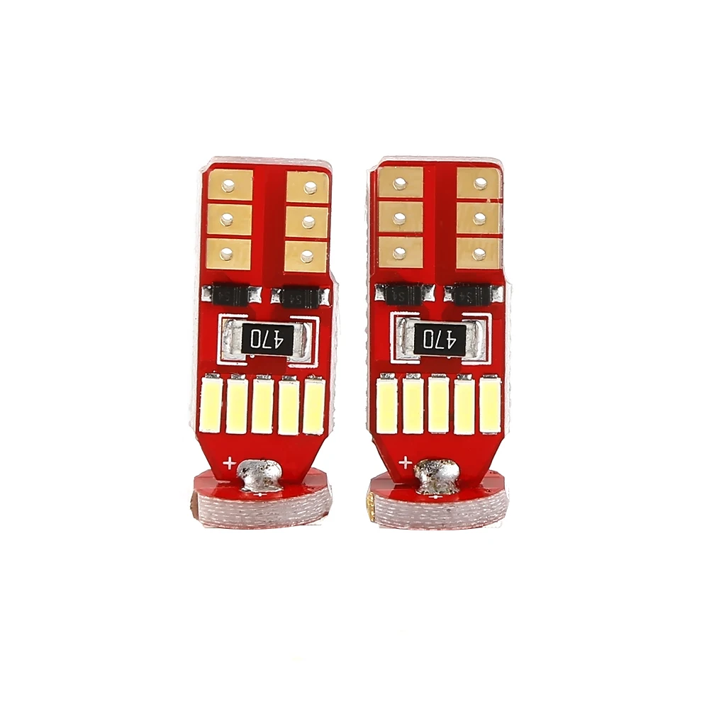2 шт. T10 501 194 W5W светодиодный 4014 15 SMD Canbus автомобильный Smd светильник canbus