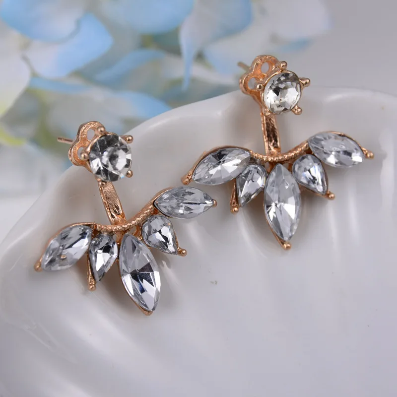 Женские серьги гвоздики с золотым и серебряным покрытием|boucles d'oreille women|boucle