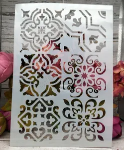 Трафареты для рисования на стену, 29 х21 см, раскраска для скрапбукинга, рельефная декоративная альбомная бумага