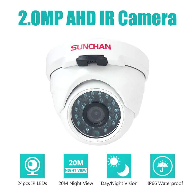 2 мегапиксельная 4 в 1 AHD/TVI/CVI/960 H CVBS 2000TVL CCTV камера 1080P Full HD дневное ночное видение ИК