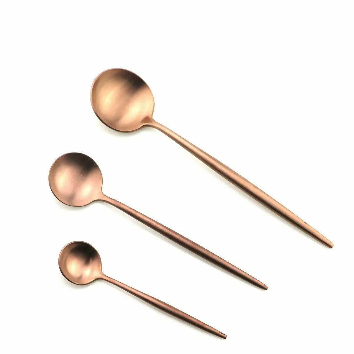 1Piece Rose Gold 18/10 Stainless Steel Dinnerware Set Tea Dinner Scoops Forks Steak Knives Cutlery Luxury Silverware | Дом и сад