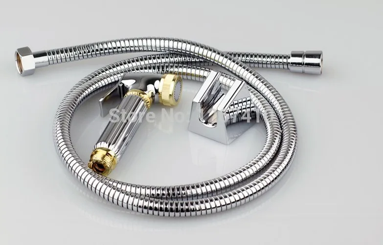 Роскошная медная Хромированная душевая головка Мини Туалет ручной биде спрей и