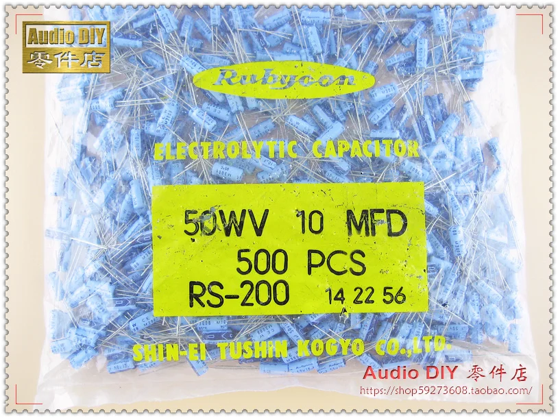 2020 горячая Распродажа 30 шт/50 шт Rubycon Old Sky Blue TWSS (CEW) series 10 мкФ/50V электролитические