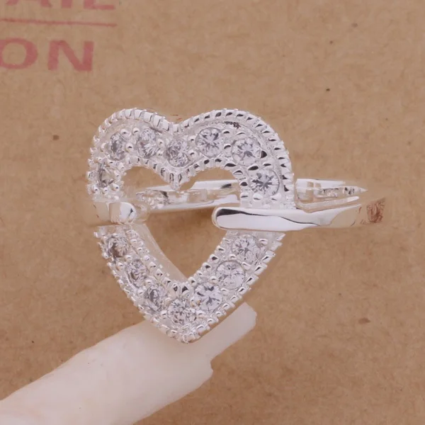 Кольцо из стерлингового серебра 925 пробы модное Ювелирное кольцо для женщин и