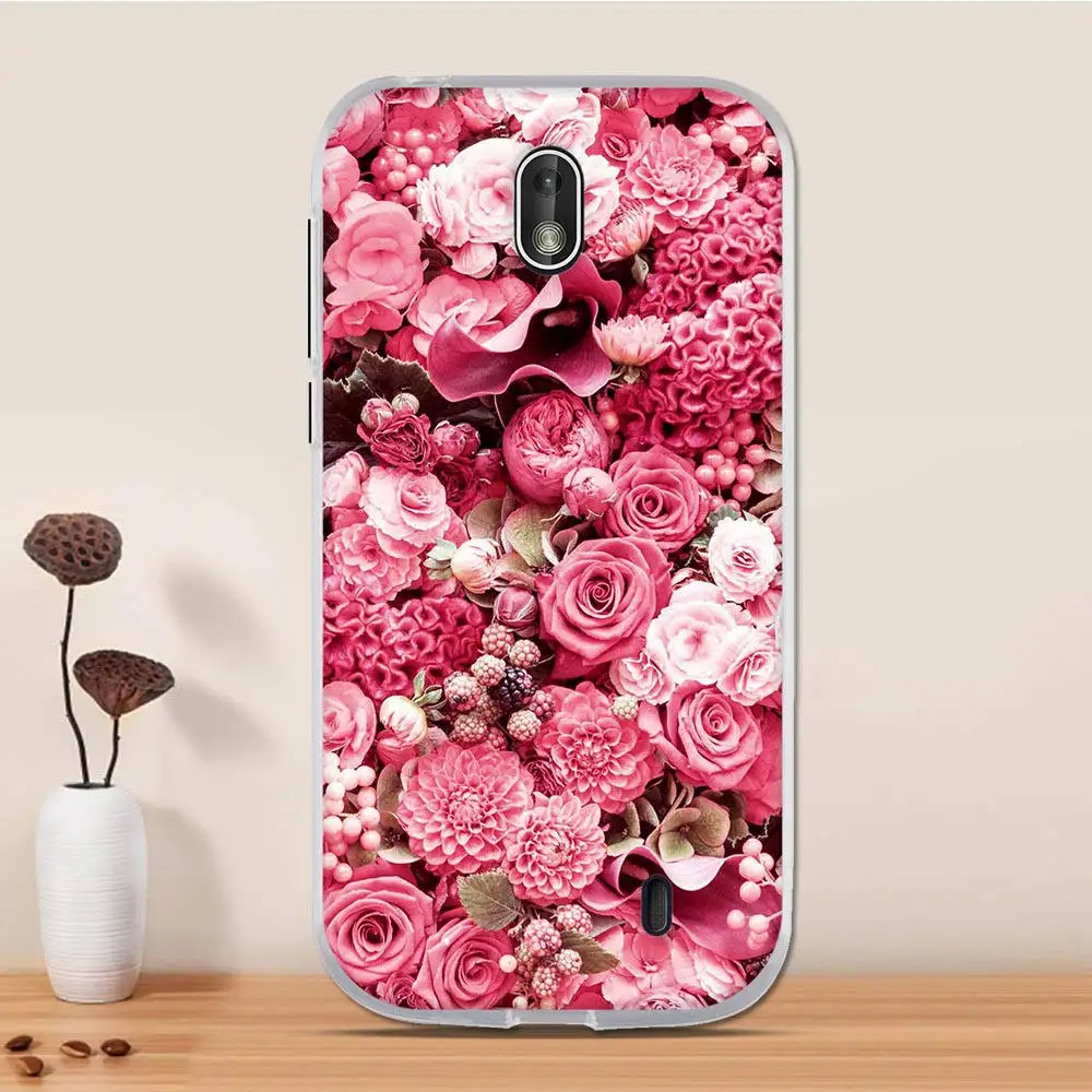 Чехол для Nokia 1 Мягкий Силиконовый ТПУ чехол с 3d рисунком Nokia1 2018 телефона защитный