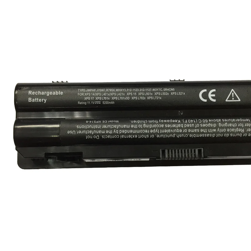 Аккумулятор для ноутбука Dell XPS L401x L501x L701x XPS14 XPS15 XPS17 JWPHF R795X L502X L702X 6 ячеек 11 1 В -