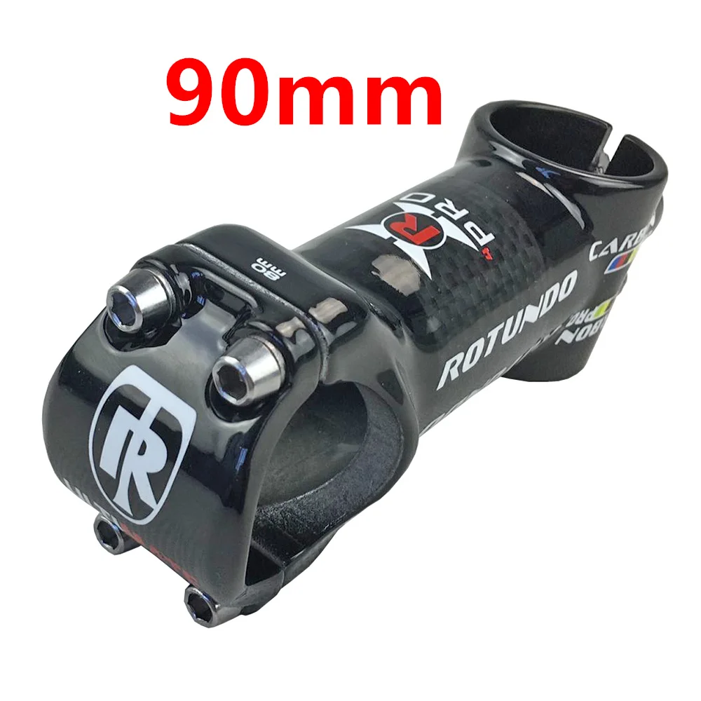90mm ROTUNDO, полностью углеродное волокно, велосипедный шток, Дорожный/MTB, 3 k, углеродный шток, части для велосипеда, угол, 6 градусов, запчасти для велосипеда, аксессуары - Цвет: 90mm